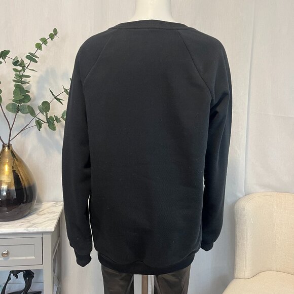 (CL2) GYMVT Gym Movement Fleece Sweater Black Sixe XL Unisex - Picture 2 of 5